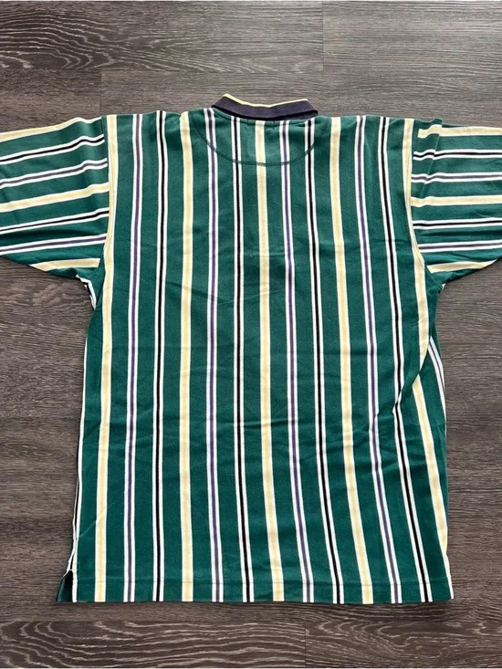 Vintage 90s Cutter & Buck USGA Striped Polo Shirt - Picture 7 of 10